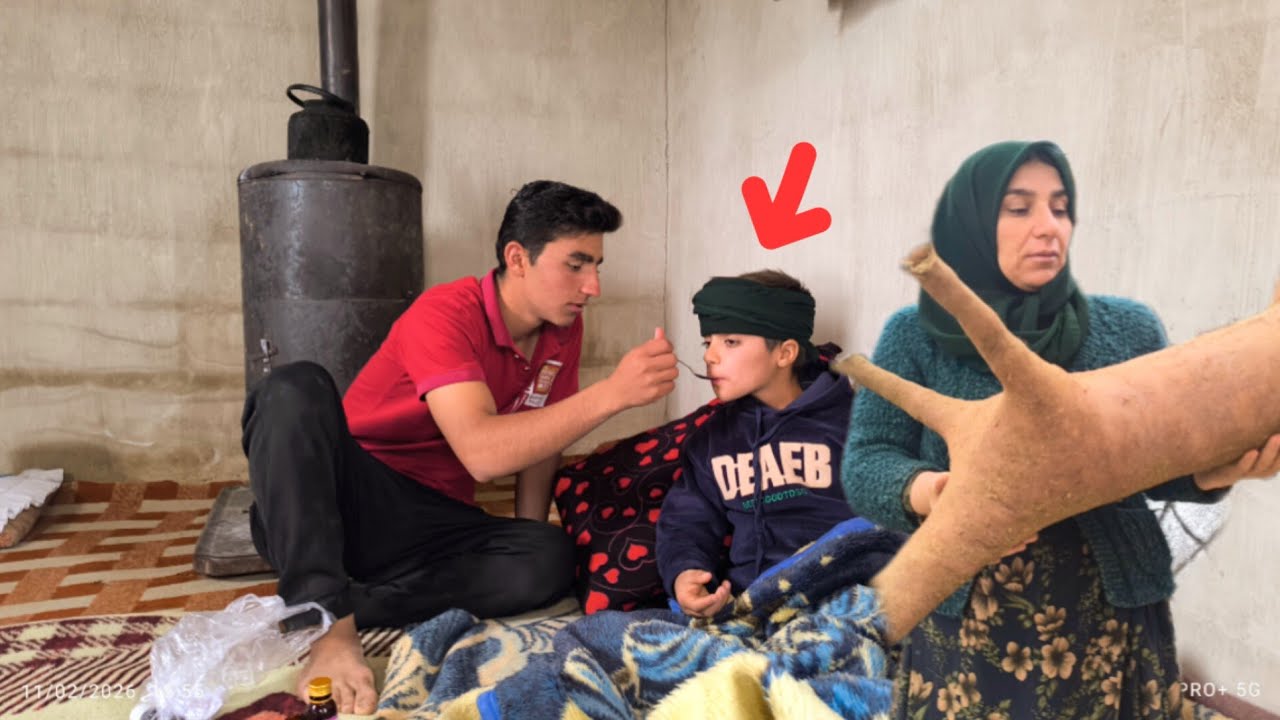 Ismael's cold and Reza bringing medicine