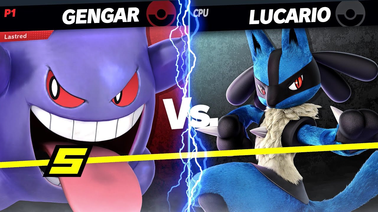 Smash Bros Ultimate S Gengar VS Lucario