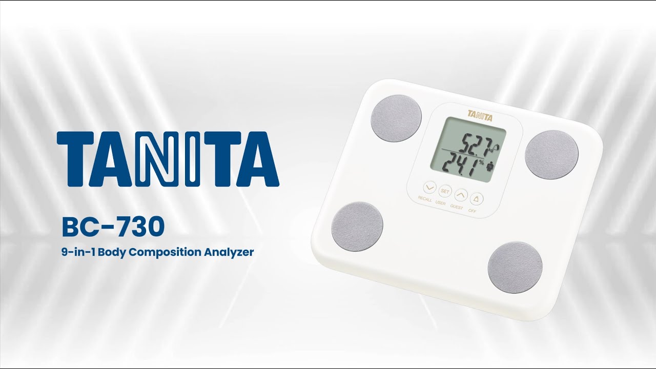 TANITA 9-in-1 Body Composition Analyzer BC-730 Product Operation Tutorial Video