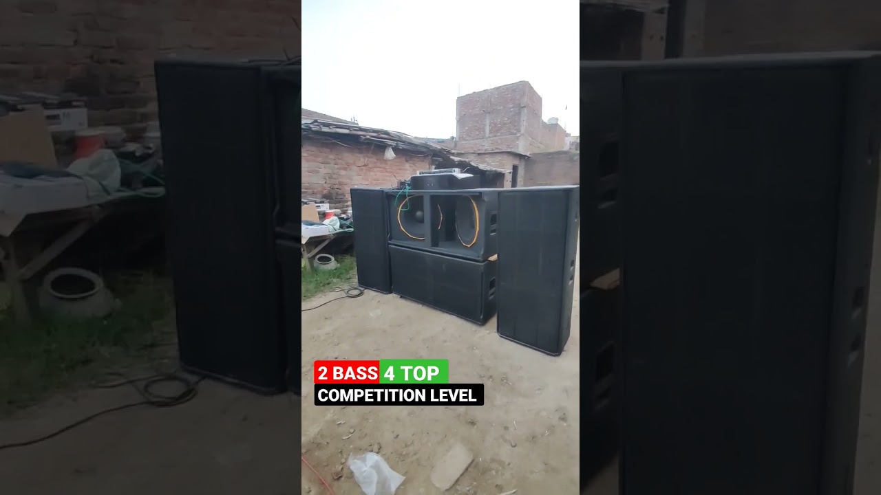 2 Bass 4 Top💣 Competition Dj setup price | #short #shorts