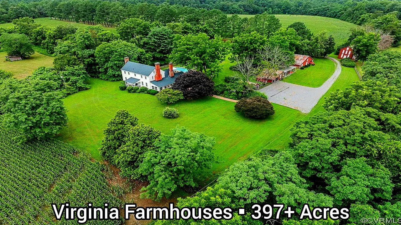 Virginia Farmhouses For Sale | 397+ Acres | Virginia Land For Sale | Auburn Hill Farm | Investors