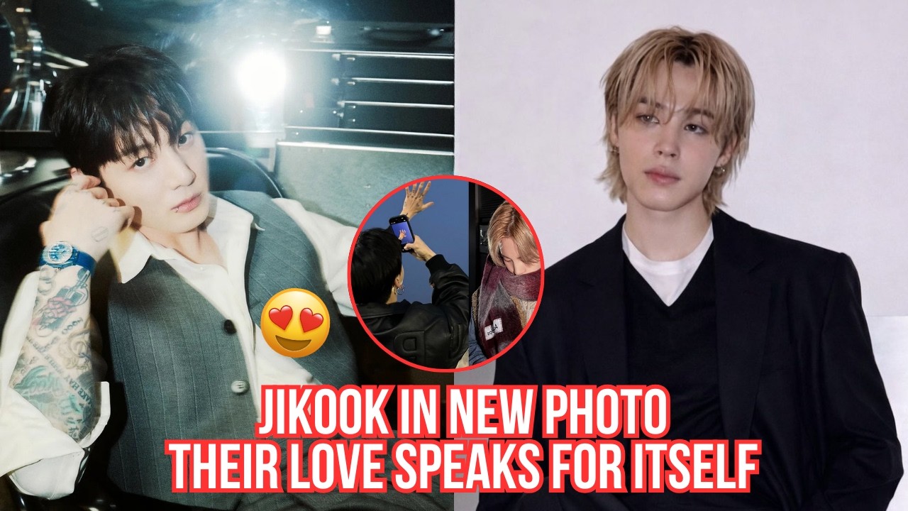 Джикук на новом фото 😳💖 Чимин и Чонгук не могут скрыть свою любовь!