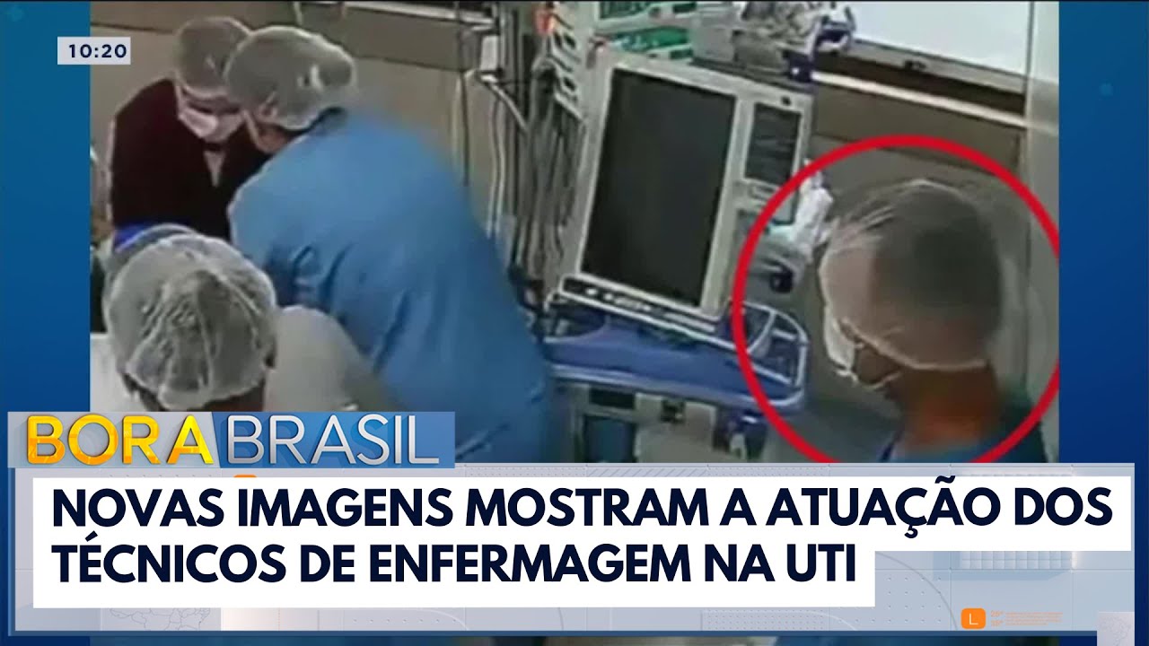 Novas imagens mostram ação de enfermeiro com paciente na UTI | Bora Brasil