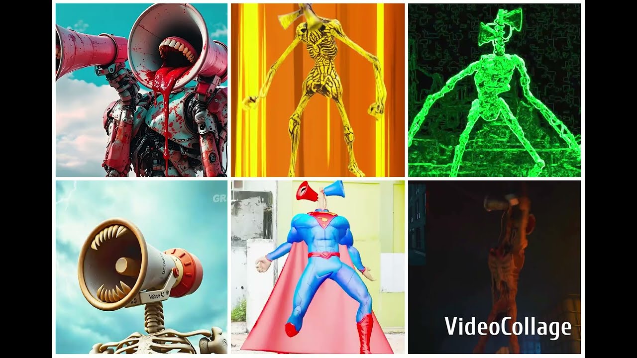 Siren Head battle with the legendary Coffin Dance song!Horror, #sirenheadhulk 