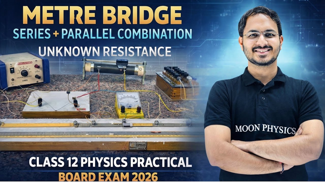 Class 12 Physics Practical No 3 | Meter Bridge Series & Parallel Combination | Gujarati Medium 