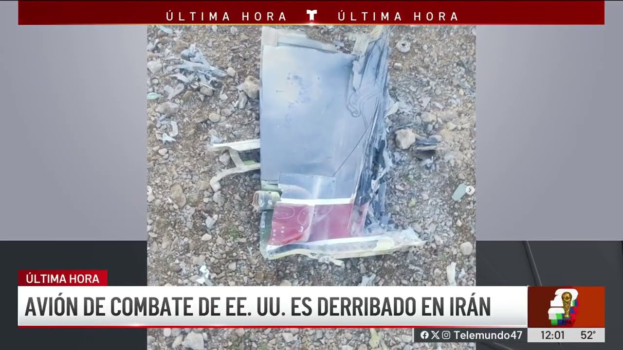 Avi&oacute;n de combate F-15 de EE.UU. es derribado en Ir&aacute;n