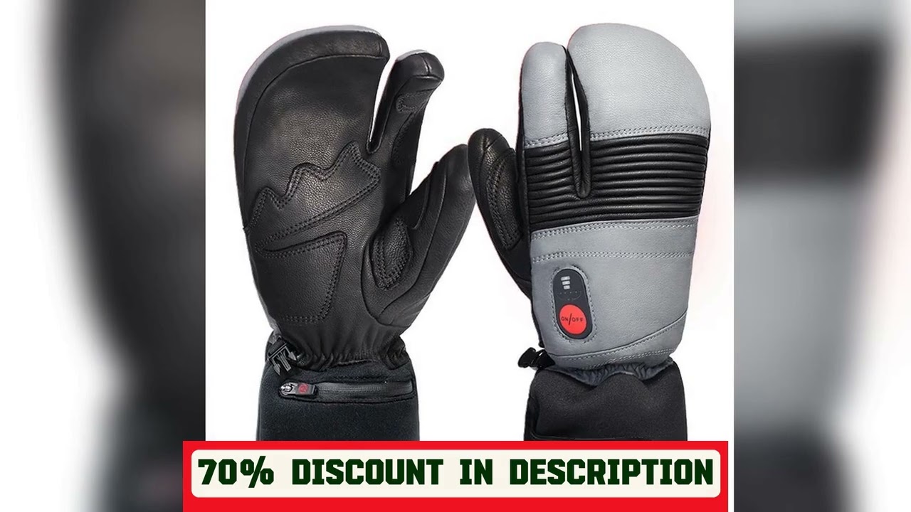 A must-have product #Savior Heat Ski Heated Gloves Rechargeable Winter Thermal Mittens Battery War