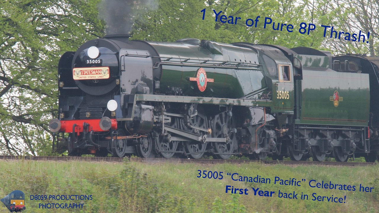 35005 ‘Canadian Pacific’ Celebrates Her One Year Anniversary of Service on The Watercress Line