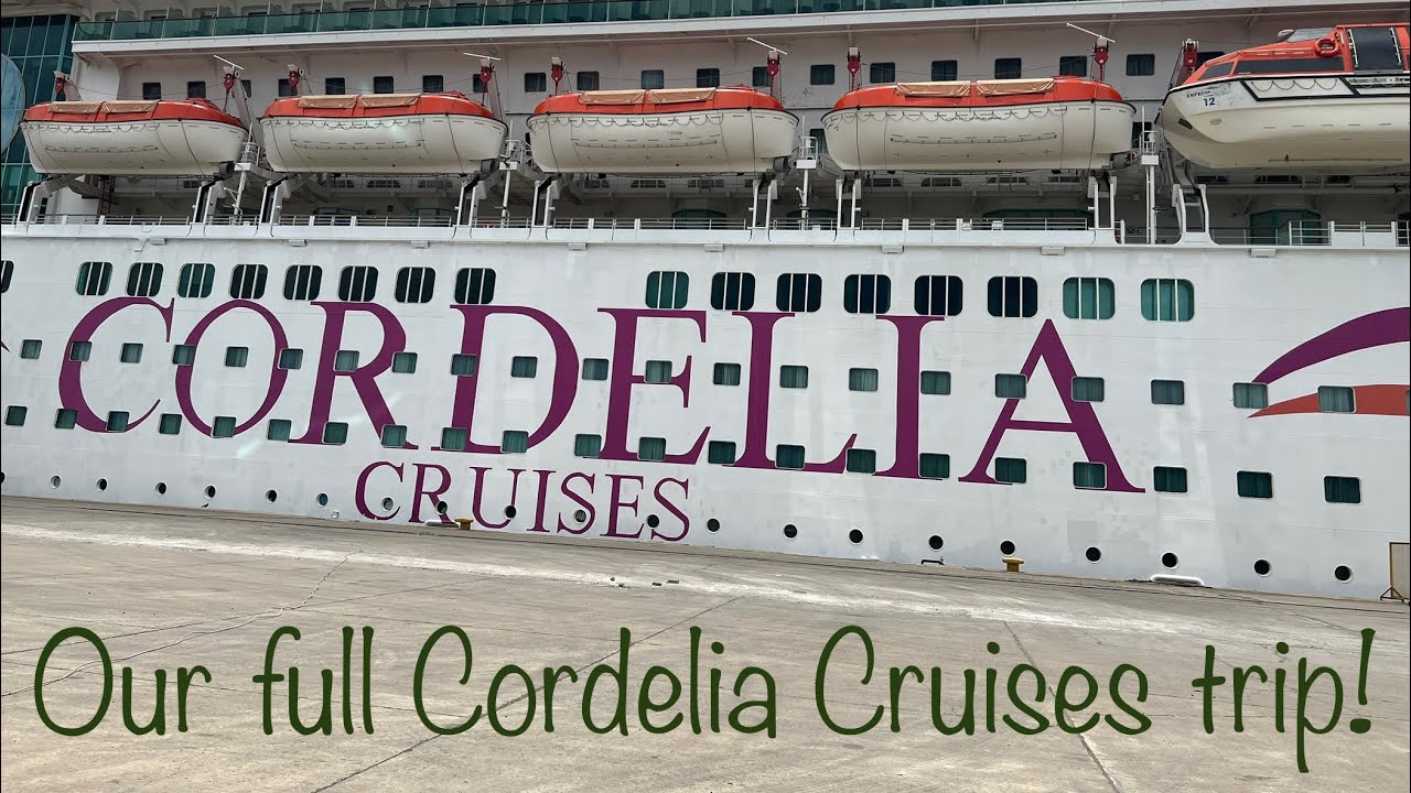 Our full Cordelia Cruises trip!