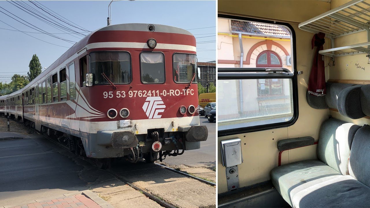 BR 624 (ex DB Regio) im Einsatz in Rumänien: Mitfahrt Bukarest- Olteniţa (Transferoviar Călători)