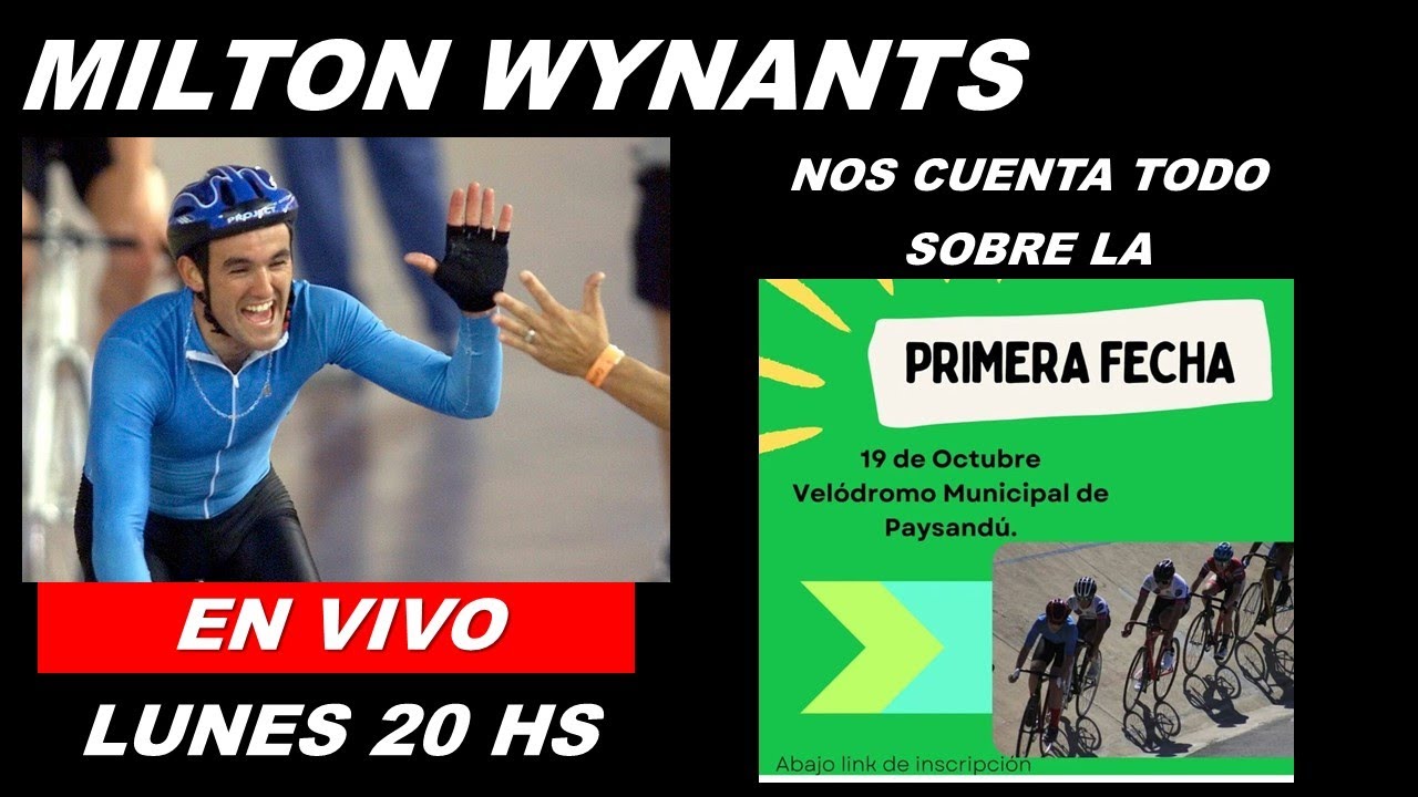 En vivo: Milton Wynants nos cuenta todo sobre la 1ª fecha en el Velódromo de Paysandú