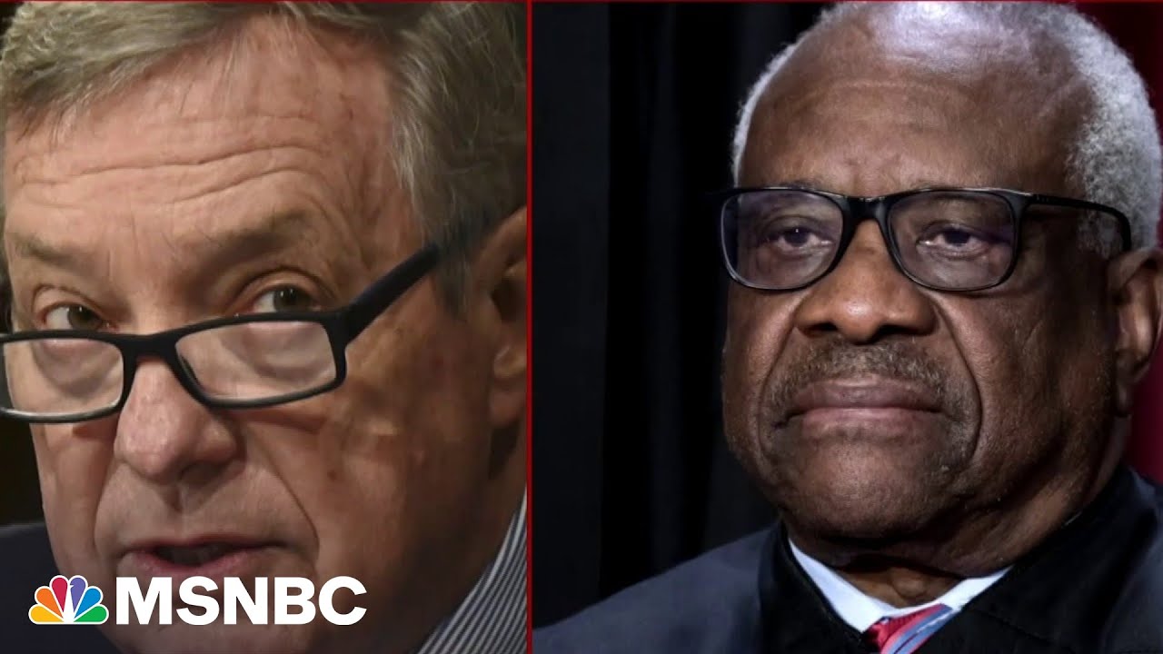 Sen. Durbin calls on Clarence Thomas to recuse himself from upcoming SCOTUS case