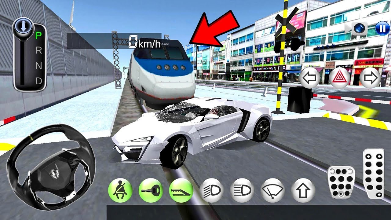 3D Driving Class № 9 Сумасшедший водитель! - Автомобильные игры Android Gameplay