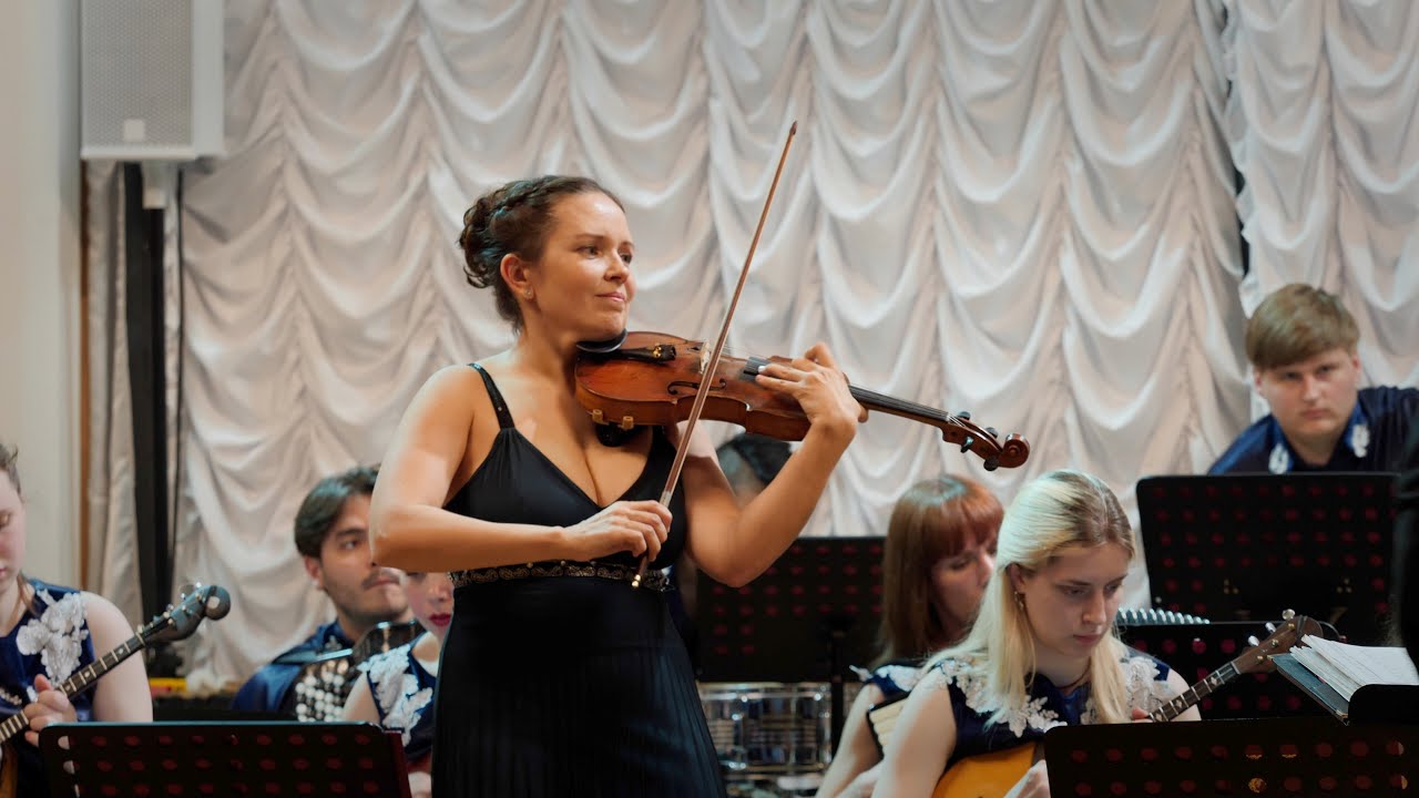 Astor Piazzolla - Meditango for violin and orchestra of Russian folk instruments