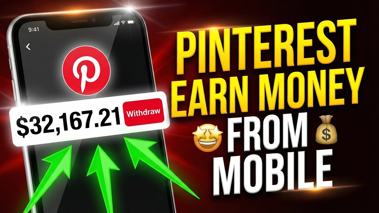 How to Earn money with Pinterest in Mobile | Pinterest Affiliate Marketing(Step By Step) 