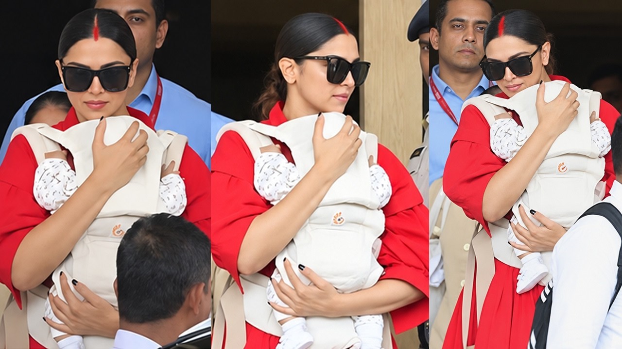 Deepika Padukone got Discharge with her 2nd Baby Girl with Ranveer Singh heading Back To Home 💕