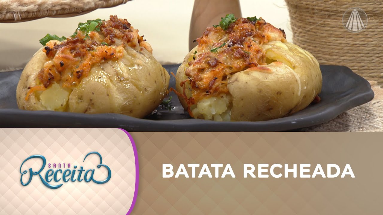 Faça ESSA batata recheada se você quer um lanche rápido e que mata a fome!