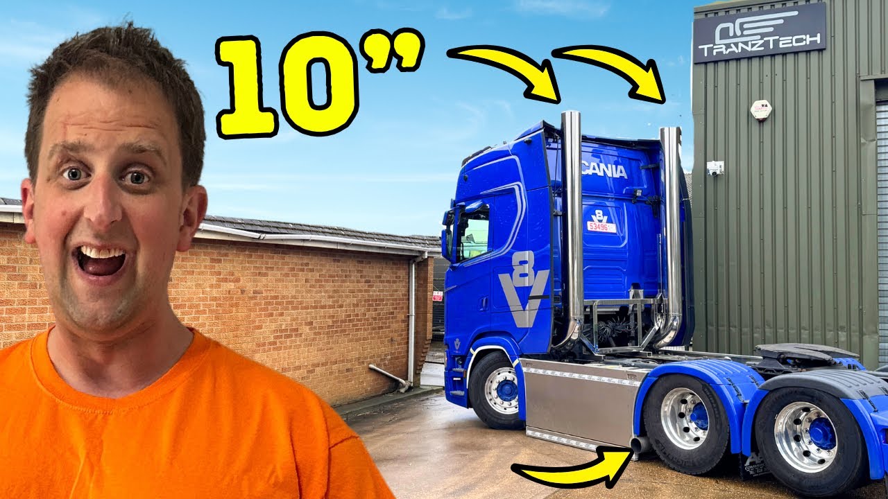 MY NEW SIDE PIPE & STACKS ARE ROAD LEGAL! |  #truckertim