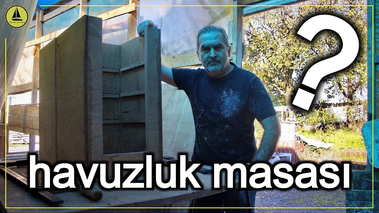 477 : Havuzluktaki masayı da yaptım