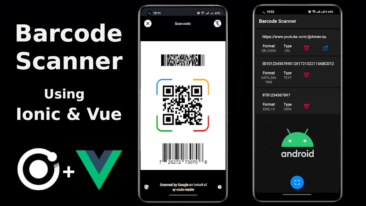 How to build an easy Barcode Scanner mobile App with Ionic 7 and Vue.js 3