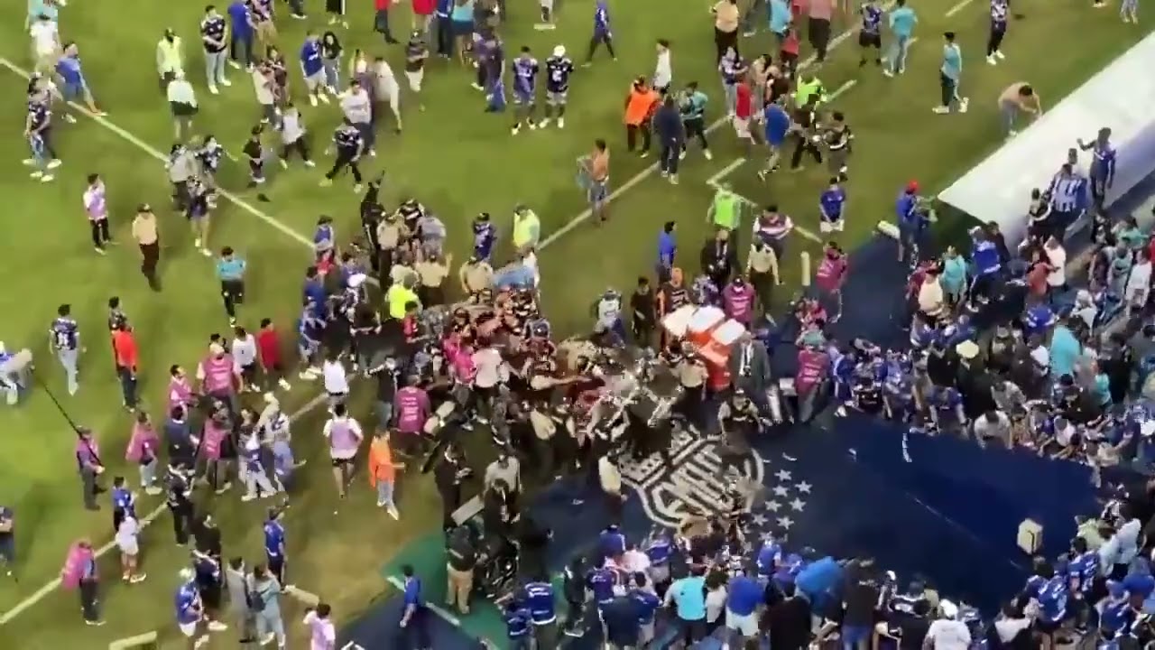 Incidentes se reportaron al final del partido entre Emelec e Independiente del Valle en Guayaquil