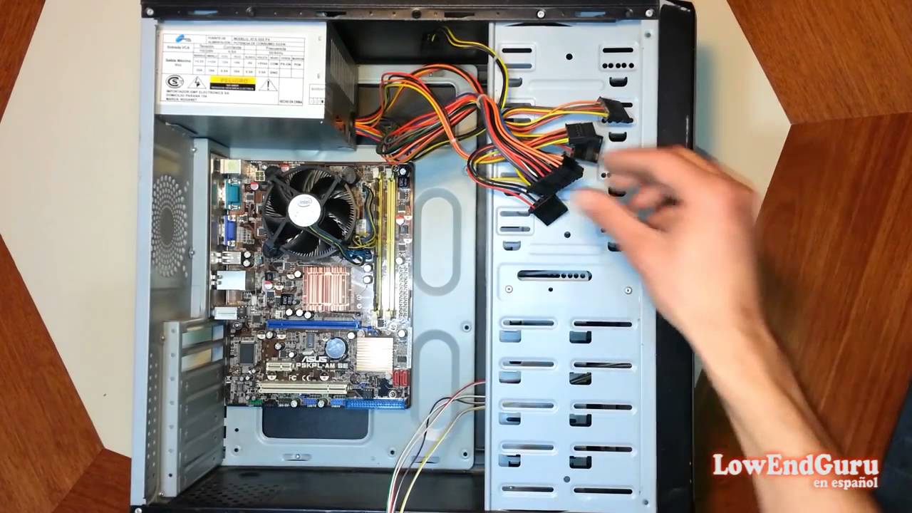 como armar una pc desde cero muy facil