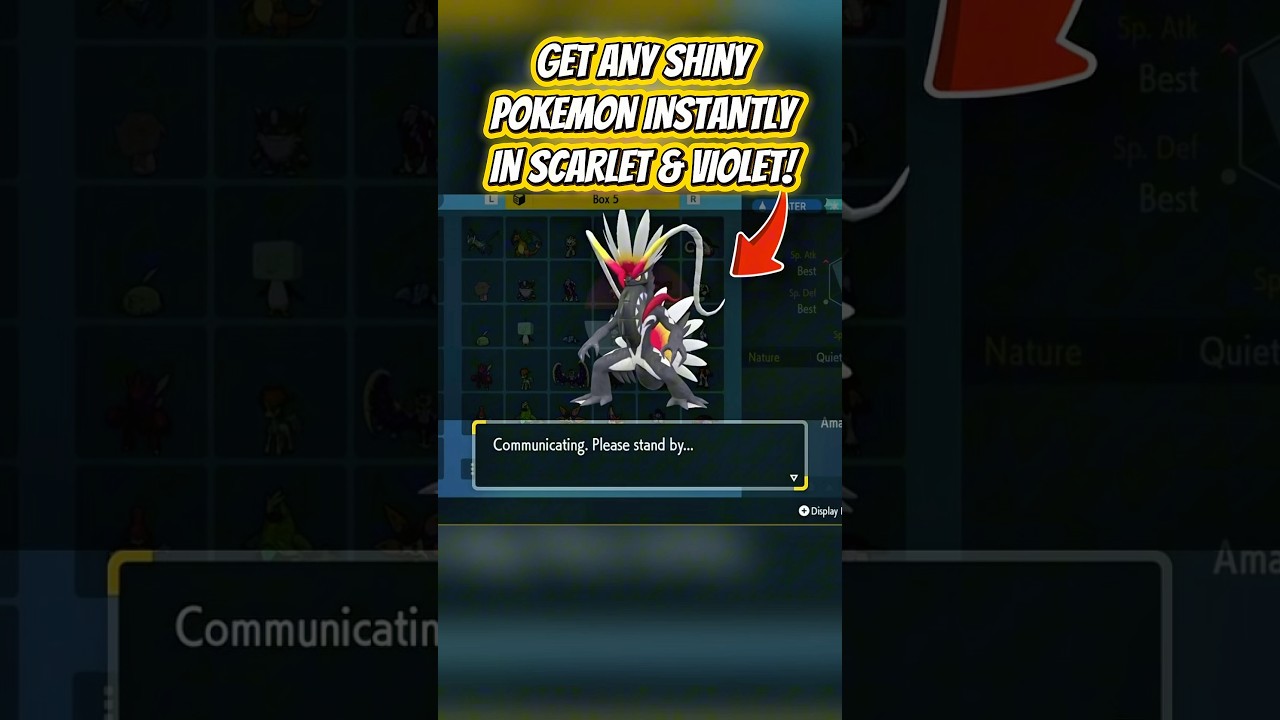 Unlimited Shiny Pokémon Method for Pokémon Scarlet & Violet! 