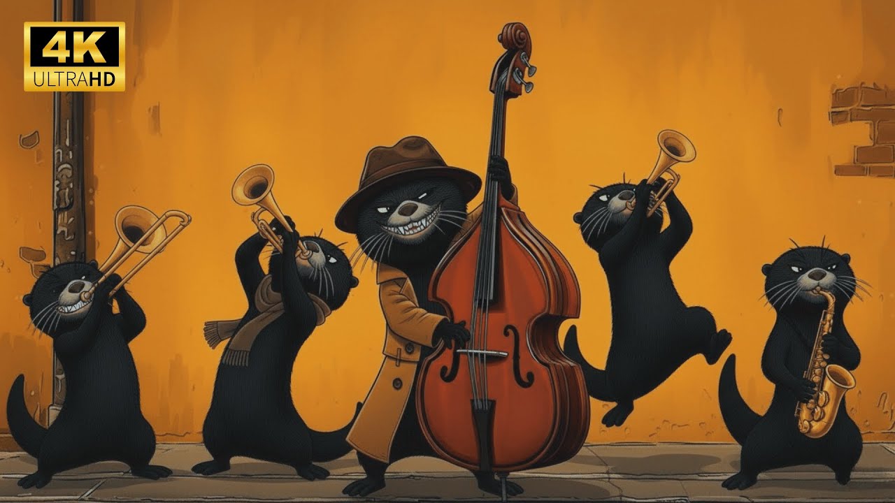 OTTERS Ride in Rhythm – Relaxing Smooth Background Jazz Music for Work, Study, Focus, Coding 🎷
