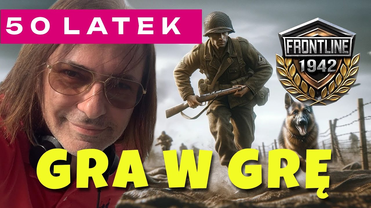 50-latek gra w strzelankę! Frontline 1942 z komentarzem na żywo 🎮🔥
