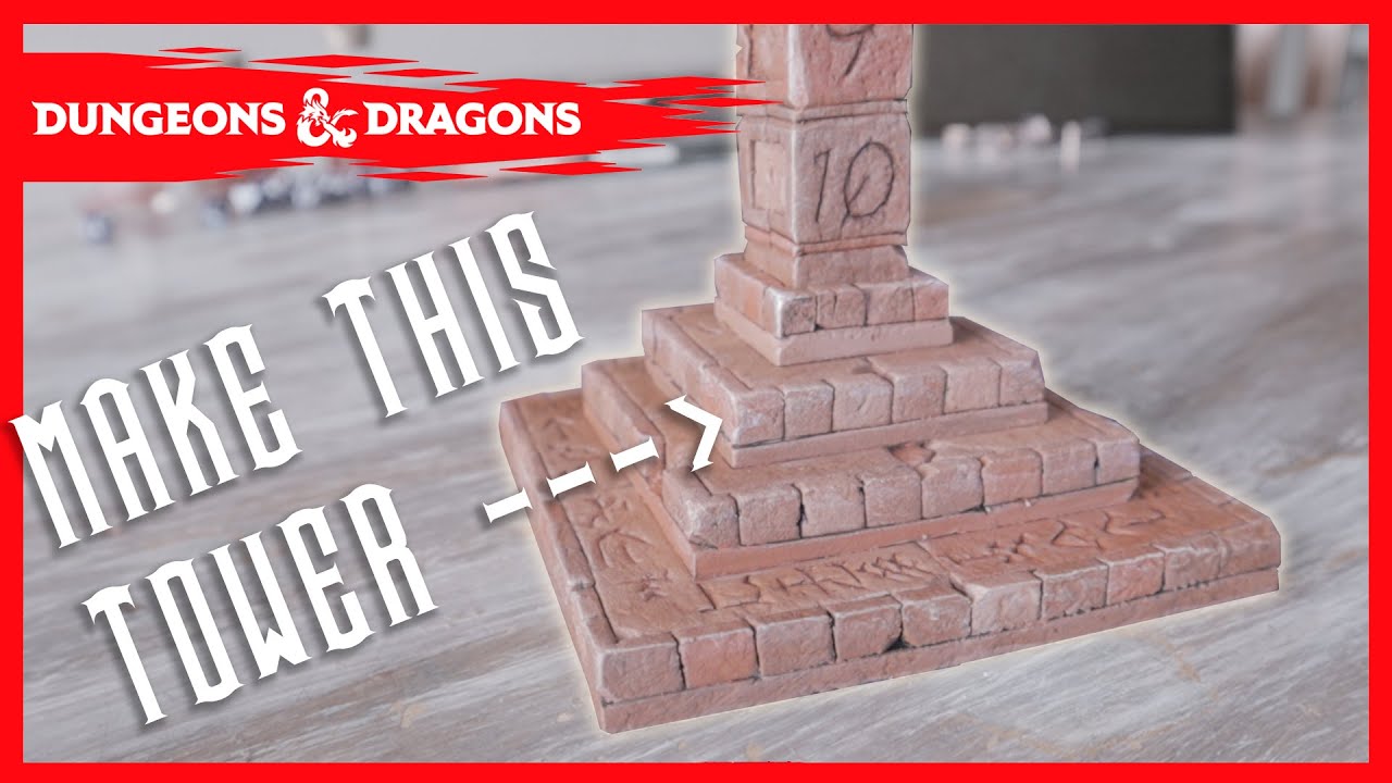 How to DIY an Initiative Tracker Tower for D&D