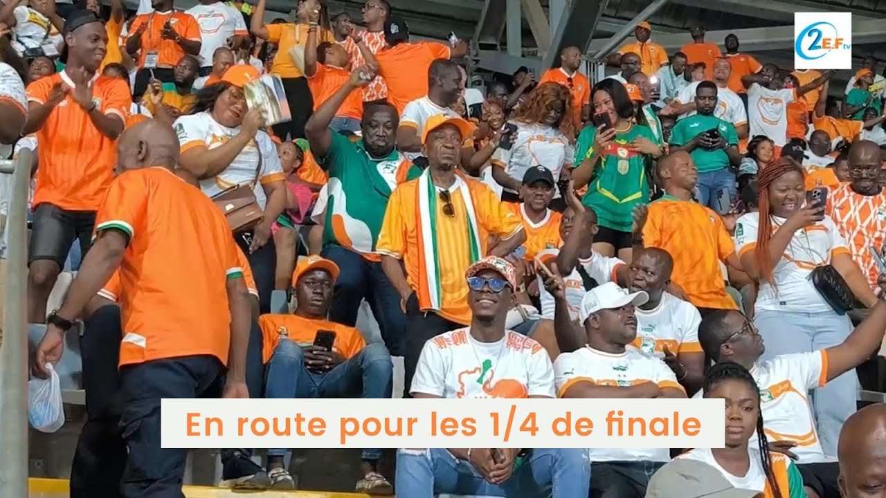 CAN 2023: En route pour les quarts de finale / Ambiance Tribune, C&ocirc;te d'Ivoire - S&eacute;n&eacute;gal