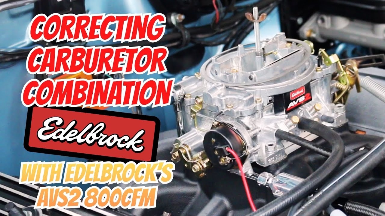 Простые решения для настройки с карбюратором EDELBROCK AVS2 800 куб. футов/мин • Как подключить э...