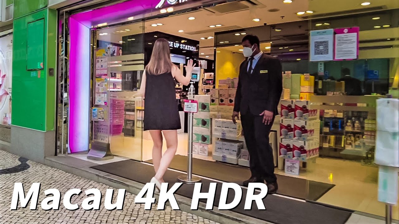 Macau Walk - 4K HDR - 60 minutes | 街拍澳門歷史城區，沒有遊客和賭民發展的怎麽樣？