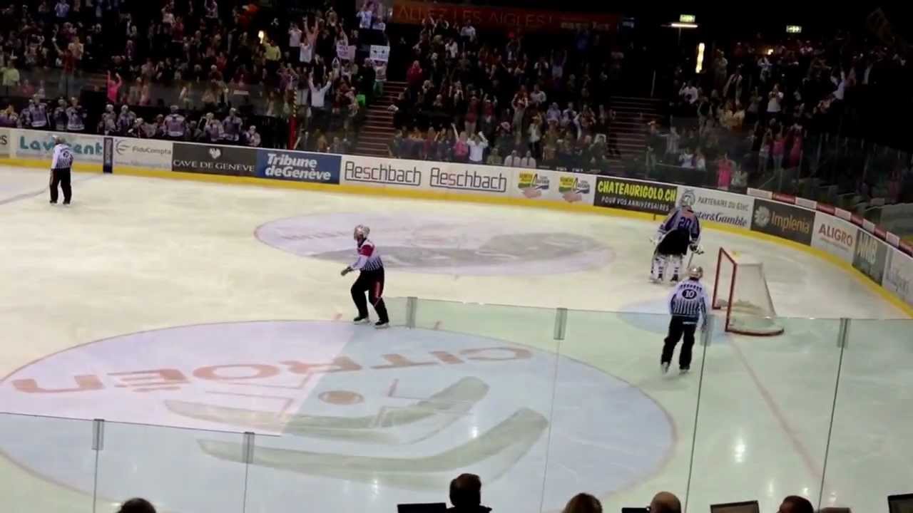 GSHC Ryan Keller Penalty shot againstEHC Bienne