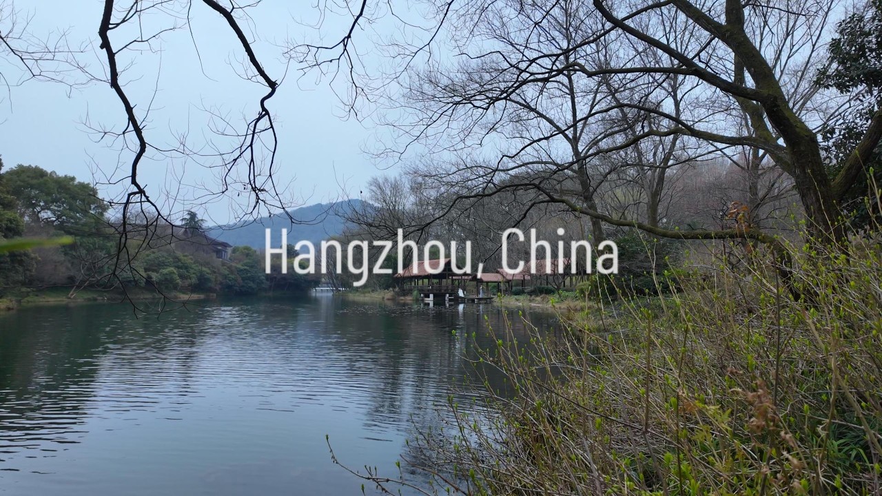 4K China Aesthetics Gardening in West Lake of Hangzhou