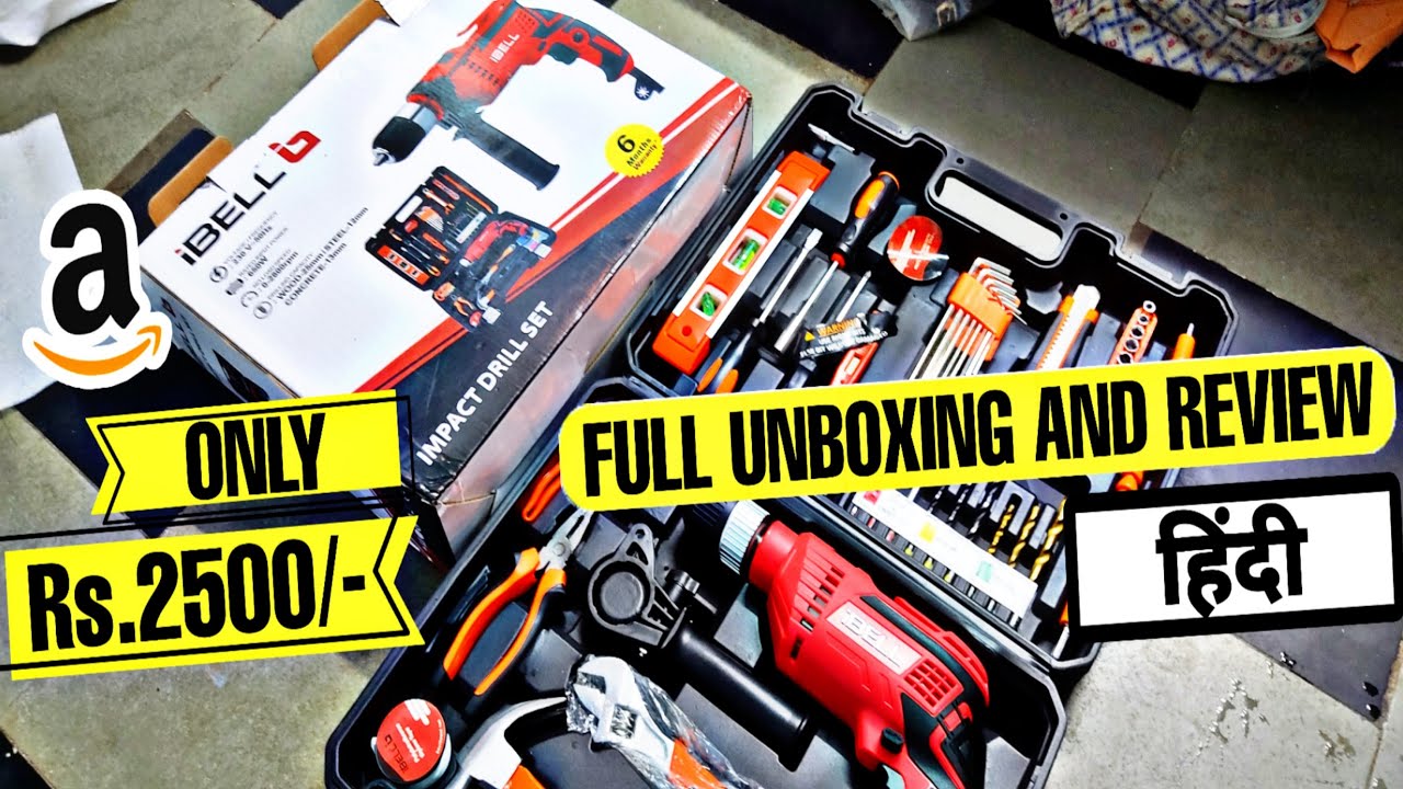 iBELL TD13 - 100 | UNBOXING AND TESTING  [HINDI]  650W Professional Tool Kit | BEST OR WORST??