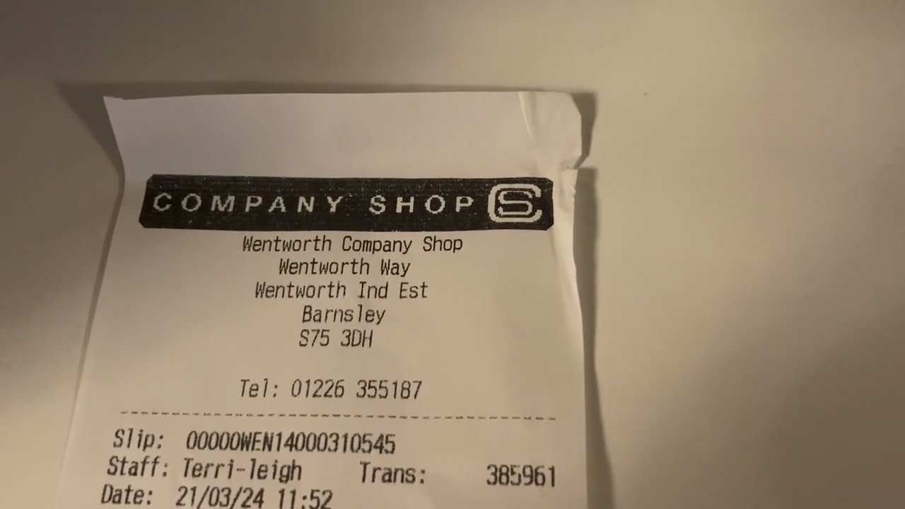 5319. The Company Shop, Barnsley on 21.3.24 👍