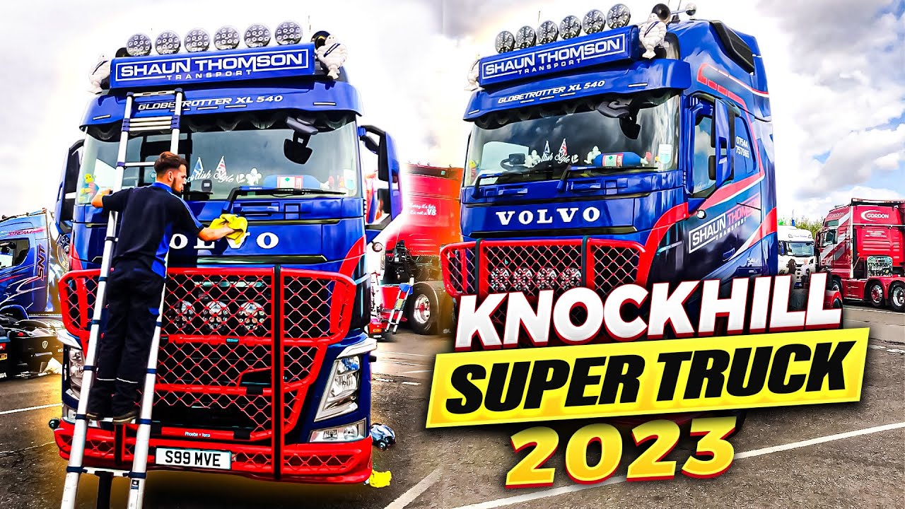 Выставка супергрузовиков Knockhill Super Truck Show 2023 — For Truck Sake EP49