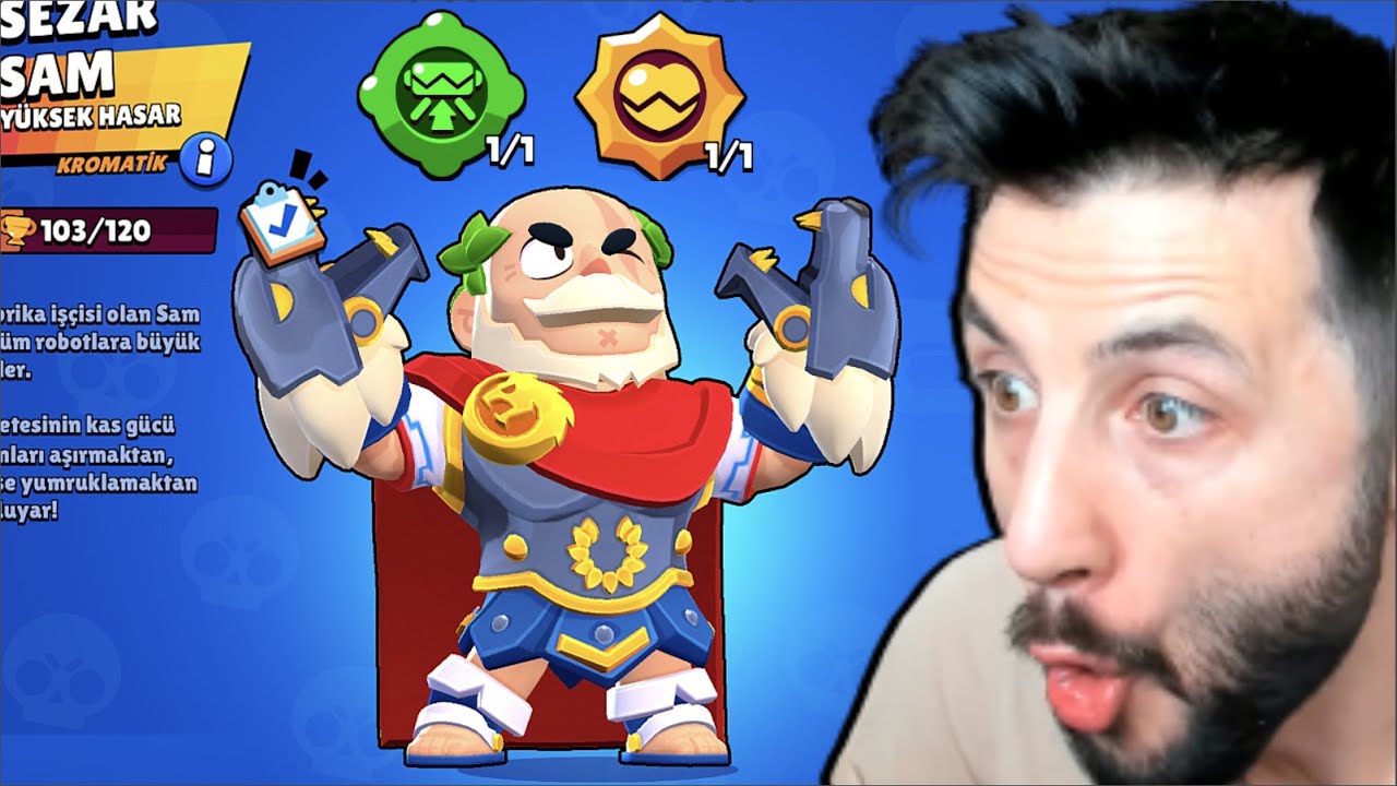 SAM ve SEZAR SAM Aldım (Brawl Pass 70 Kademe Açtım) 😎 Brawl Stars