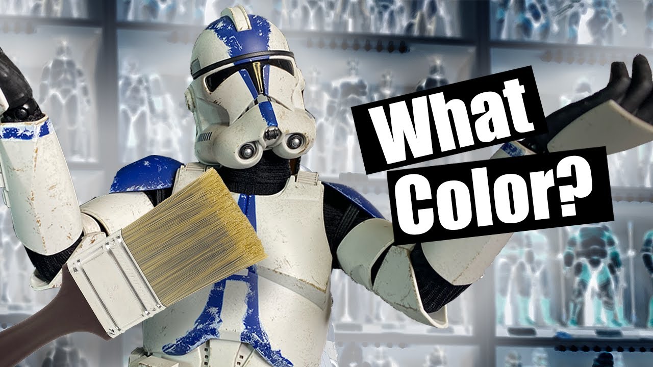 What is the best paint to match Hot Toys 501st Clone Troopers?