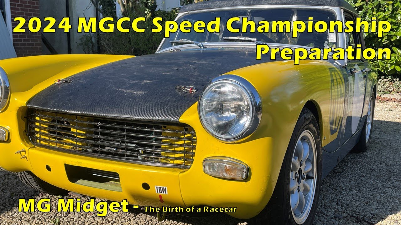 2024 MGCC speed championship preparation - MG Midget Birth of a Racecar