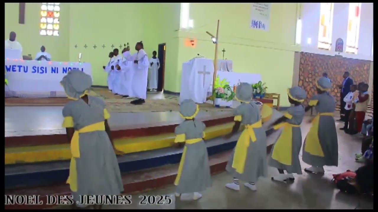 Noël des jeunes dans le diocèse de kamina à KAMINA.