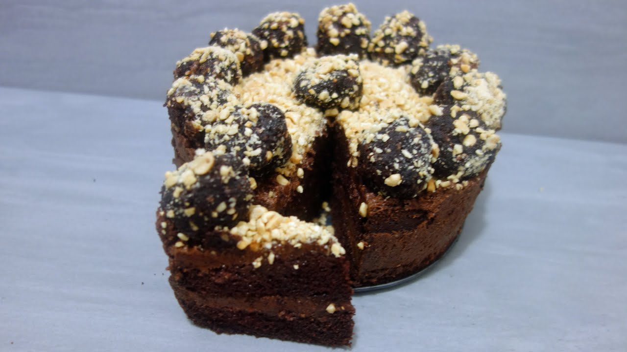 Ciasto domowe Tort Ferrero Rocher Przepis na biszkopt z pysznym kremem