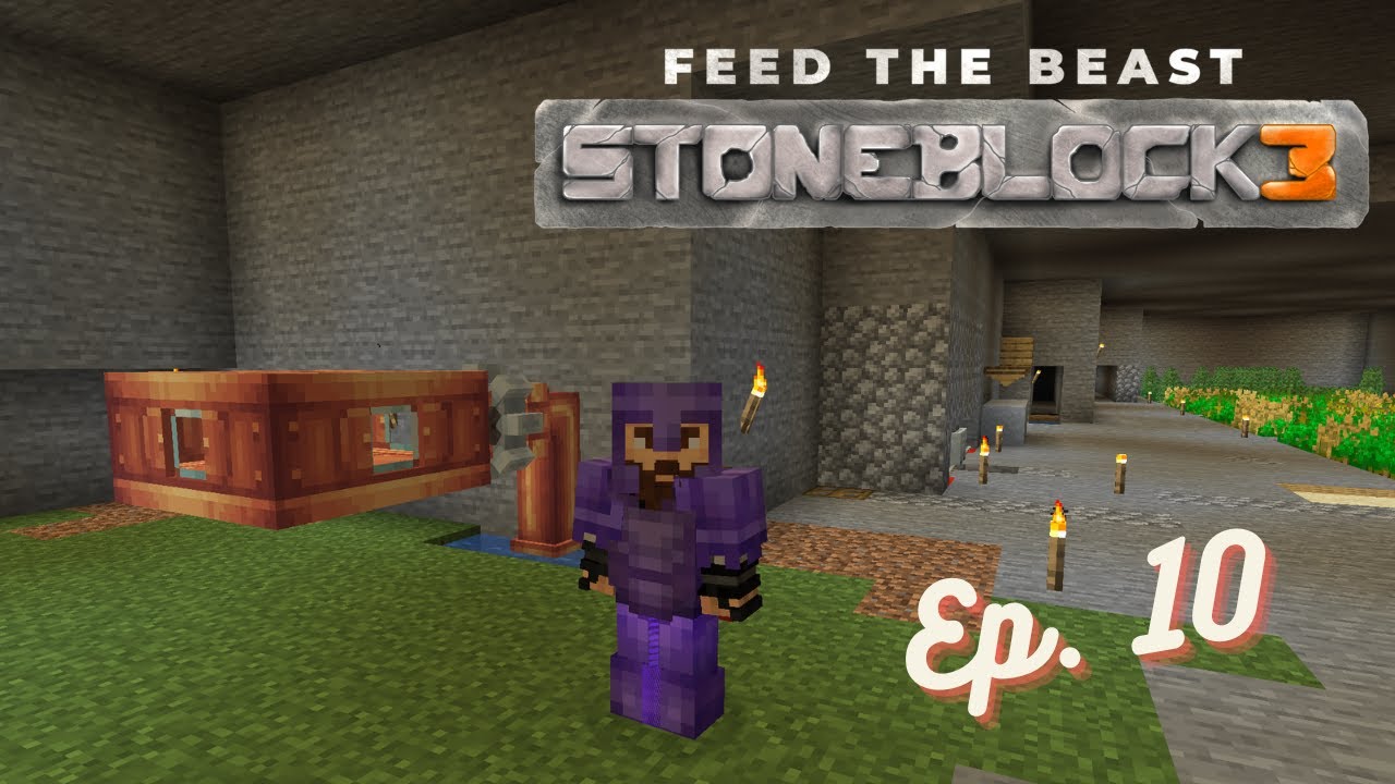 Minecraft: Stoneblock 3 Ep. 10 - Failing to Create Steam Power