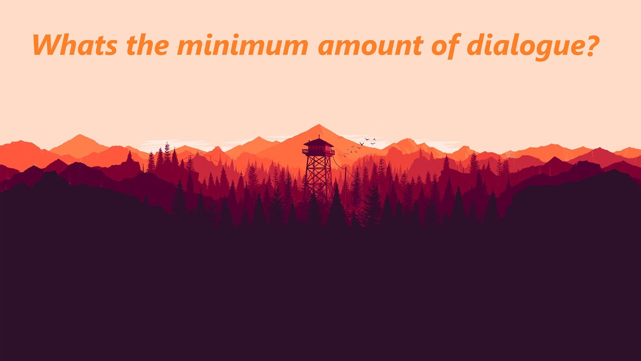 Firewatch: what happens when you dont respond to anything? | A unique, odd, and quiet experience |