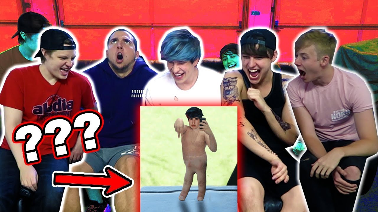 REACTING TO PHOTOSHOPPED PICTURES OF US W/ ROOMMATES PT 2