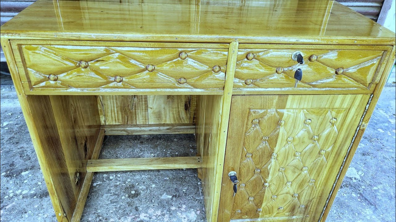 Latest Study Table Design | Modern Wooden Study Table | Study Table With Drawer And Box