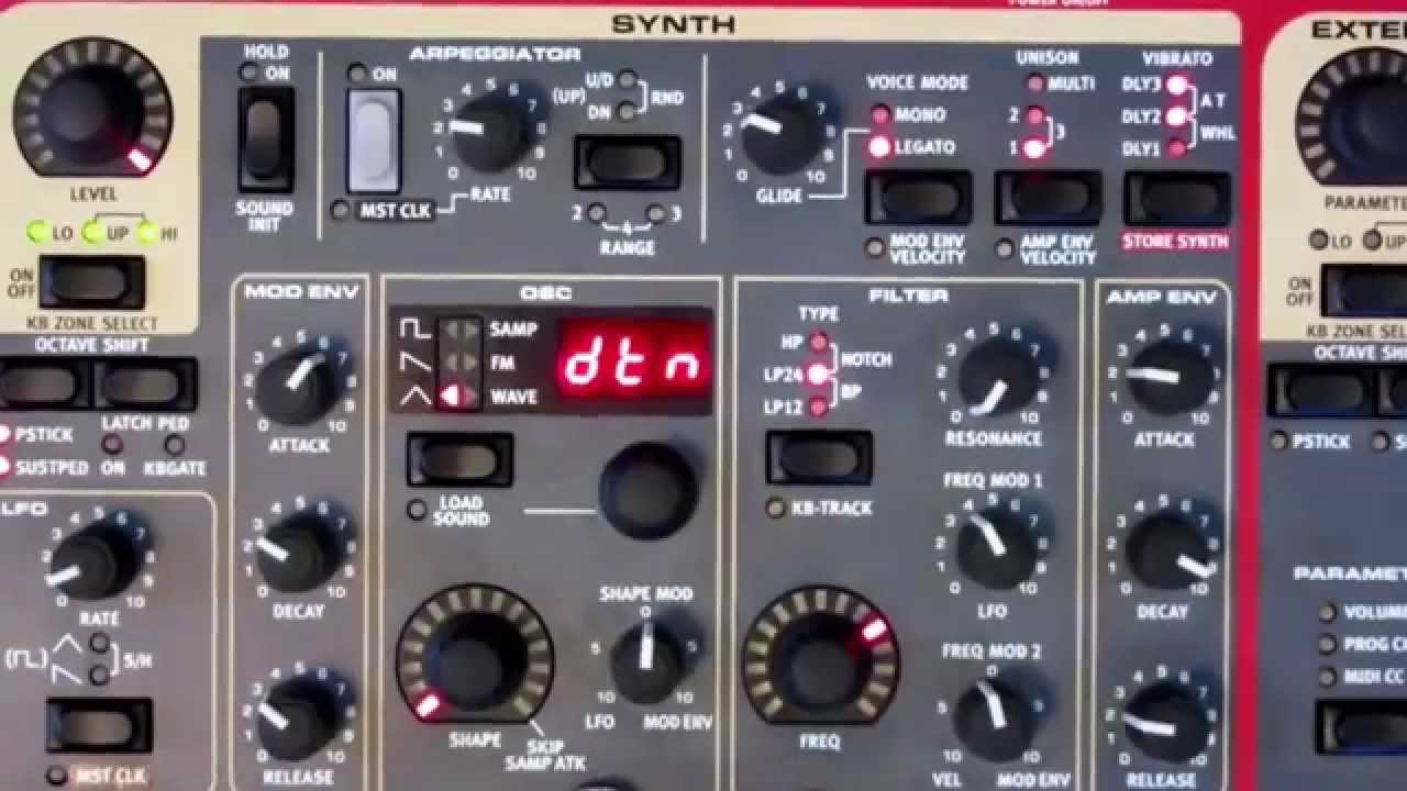 Nord Stage 2 Synth Tutorial and Demo
