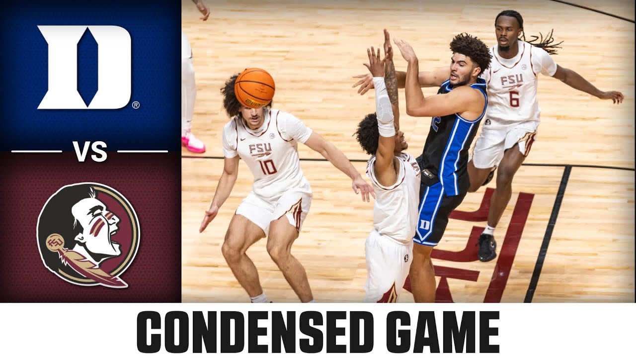 Duke vs. Florida State Condensed Game | 2025-26 ACC Men's Basketball