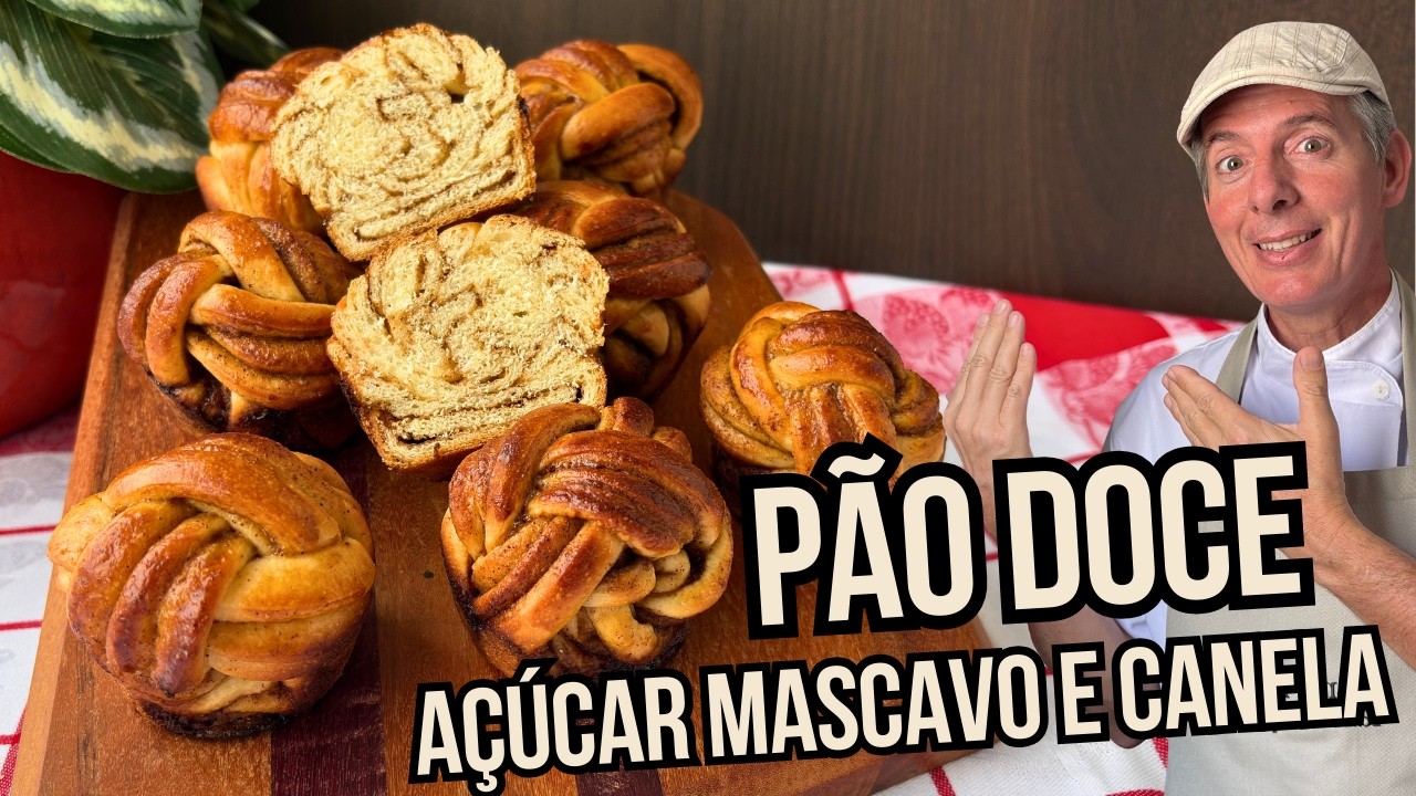 A Receita Mais Cheirosa da Cozinha: Pão Recheado com Canela e Açúcar Mascavo!